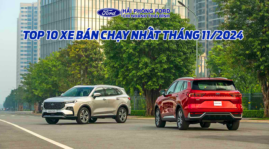 Bảng xếp hạng doanh số bán xe Tháng 11/2024